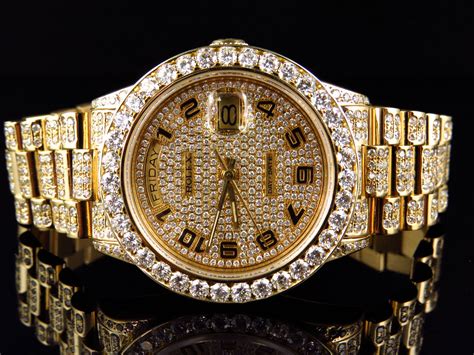 rolex watch with diamond bezel|rolex day date diamond.